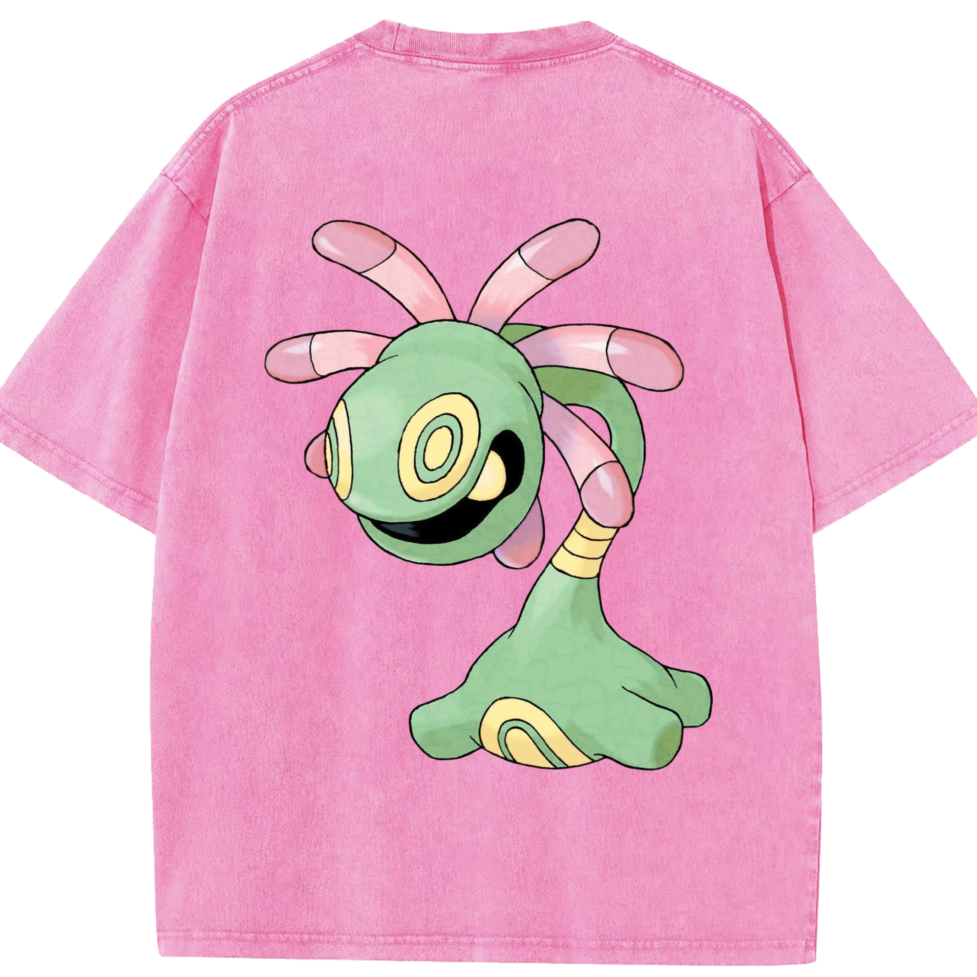 （画像用） ポケットモンスター Pokémon 綿100% ヴィンテージ風 半袖Tシャツ（背面プリント）